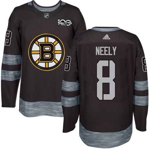 Adidas Bruins #8 Cam Neely Black 1917-100th Anniversary Stitched NHL Jersey